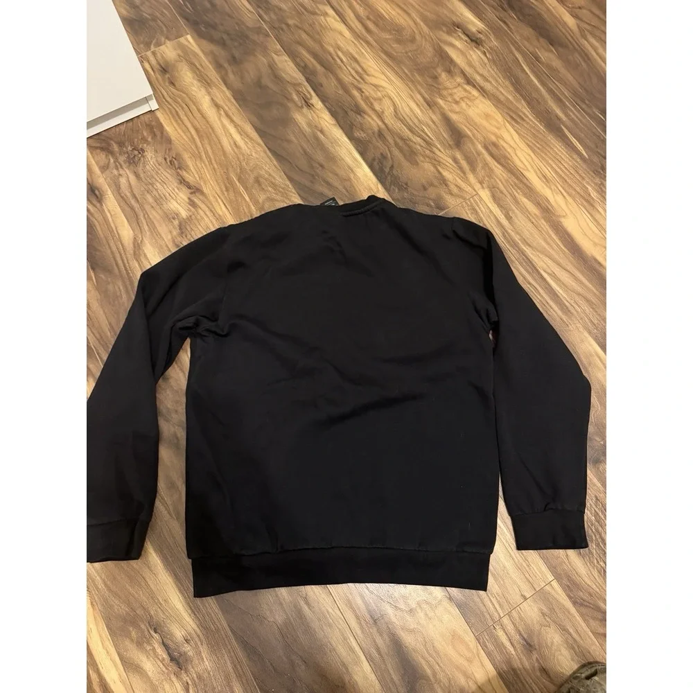 Adidas Men's Black Sweater Pullover Thin-Light Size Medium